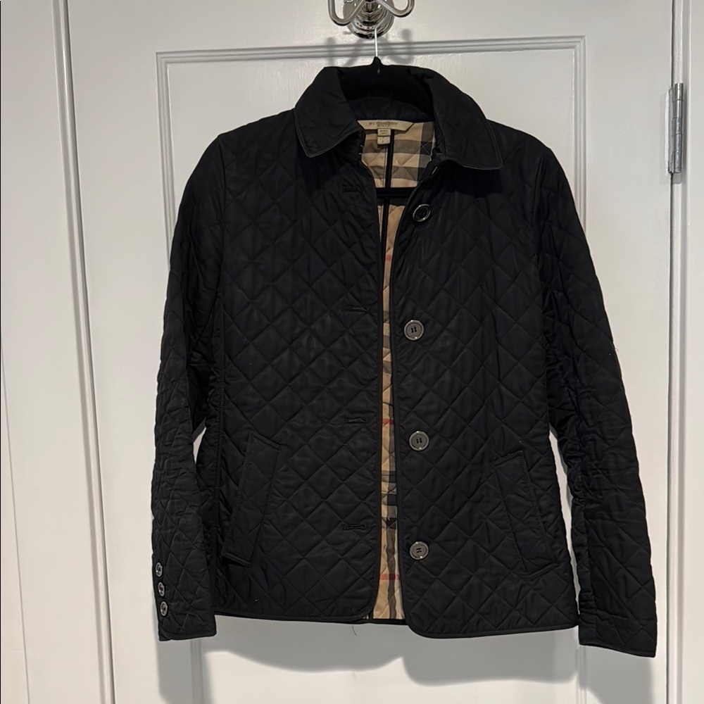 Burberry Black Lightweight Quilted Jacket
